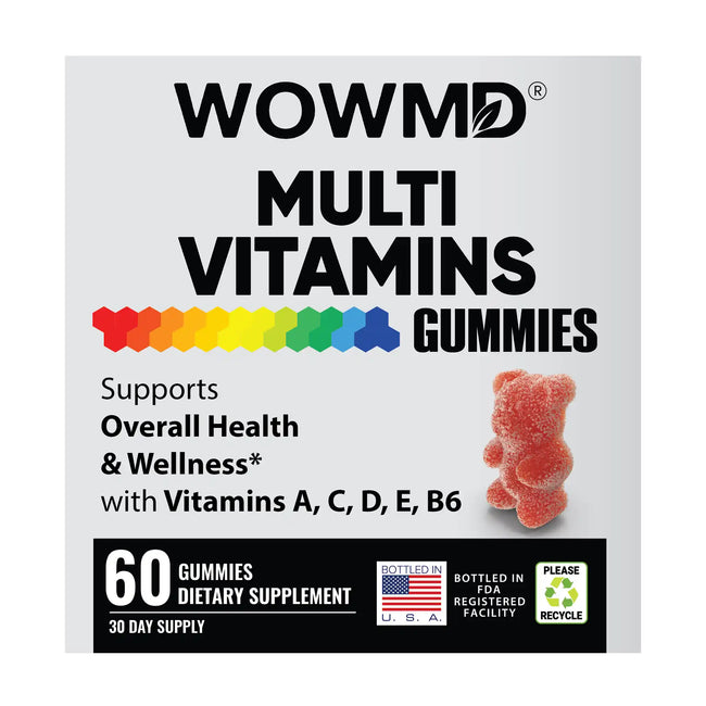 Multivitamin gummies label