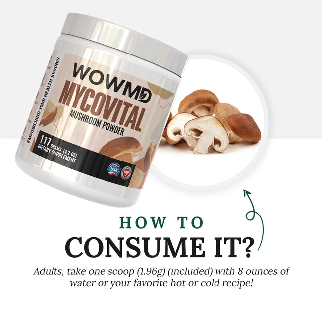 Mycovital mushroom powder dosages