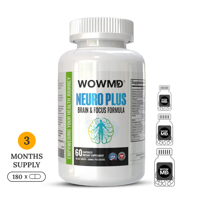 Neuro plus brain and focus formula bottle 3