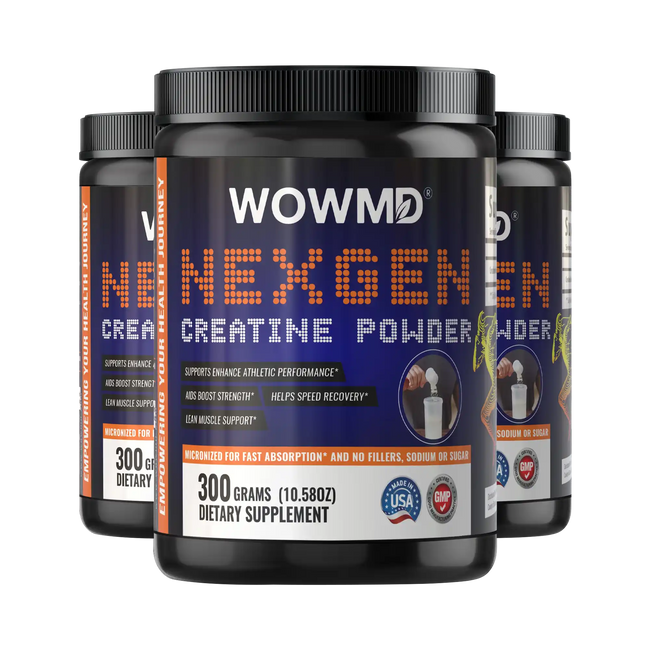 Nexgen creatine powder three bottles value pack