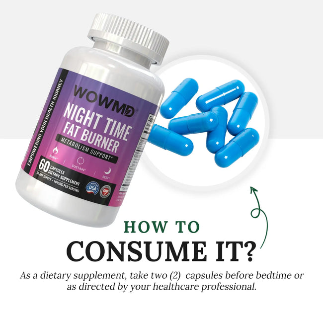 Night time fat burner dosages