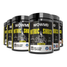 wowmd nitric shock pre workout fruit punch six bottles value pack