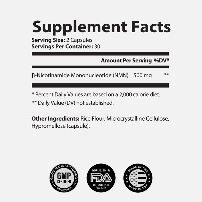 Nmn ingredients