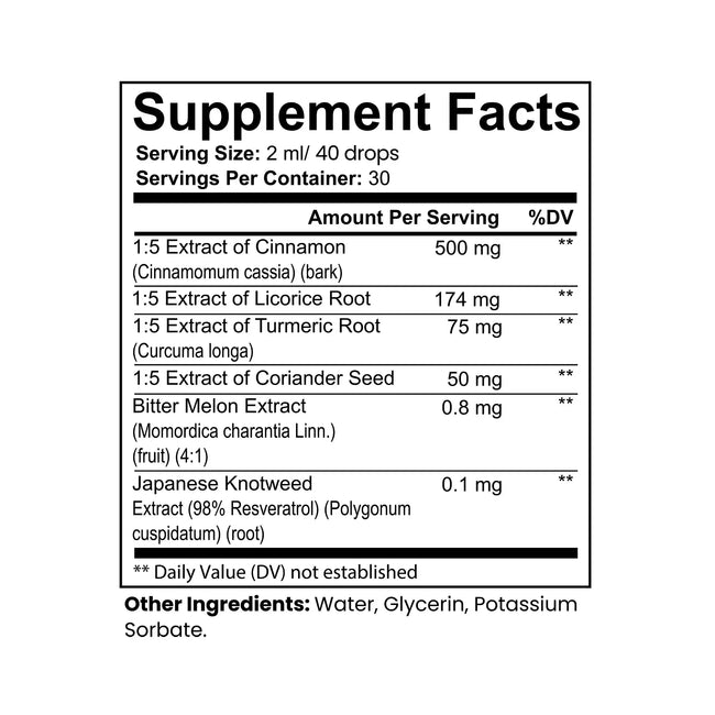 Normal blood sugar drops supplement