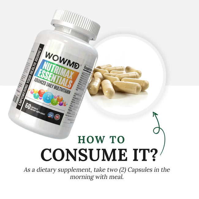 Nutrimax essentials advanced daily multivitamin dosages