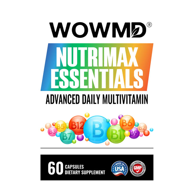 Nutrimax essentials advanced daily multivitamin label