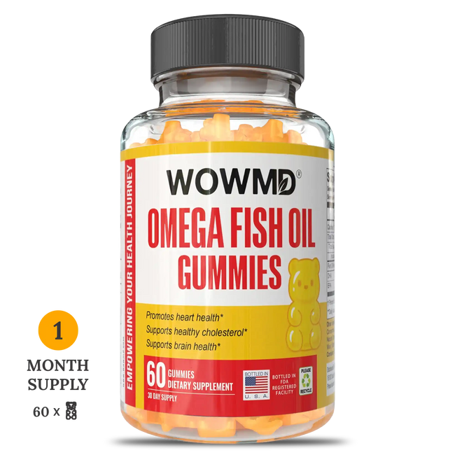 Omega fish oil gummies bottle 1