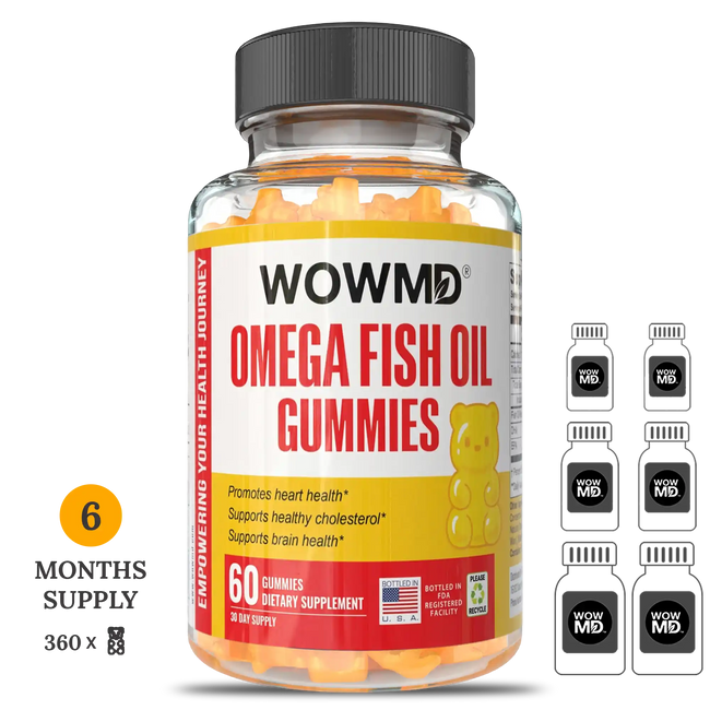 Omega fish oil gummies bottle 6