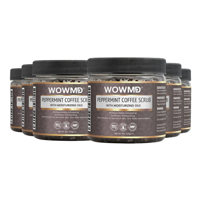 Peppermint coffee scrub 6