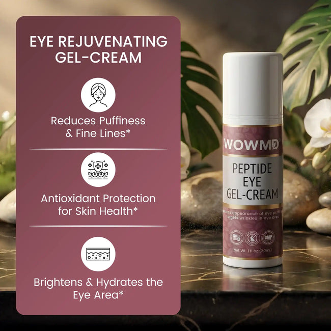 Peptide eye gel cream benefits feature
