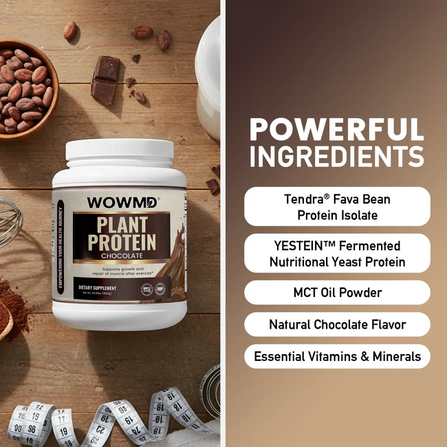 Plant protein chocolate ingredient
