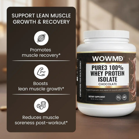 Pure3 100% Whey Protein Isolate (Chocolate)