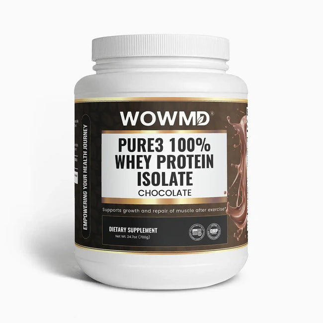 Pure3 100 whey protein isolate chocolate image 0