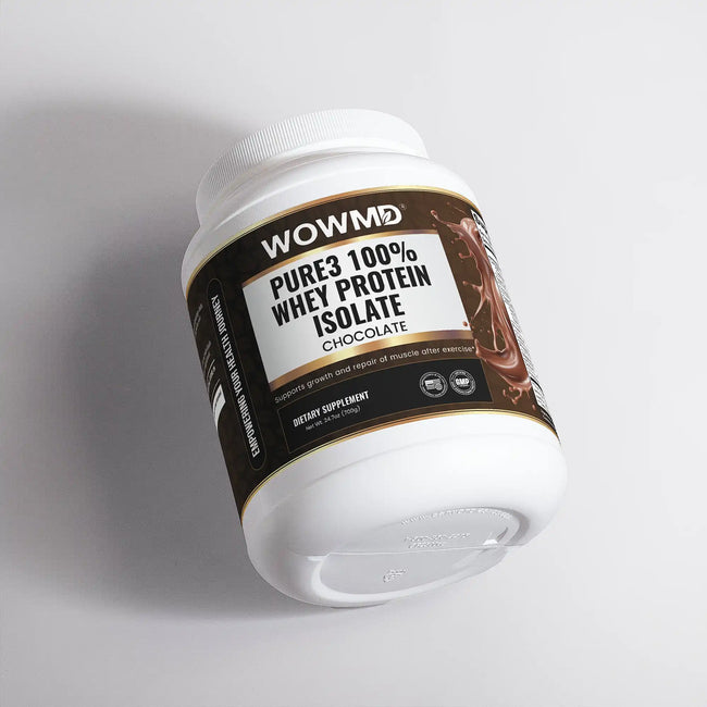 Pure3 100 whey protein isolate chocolate image 1