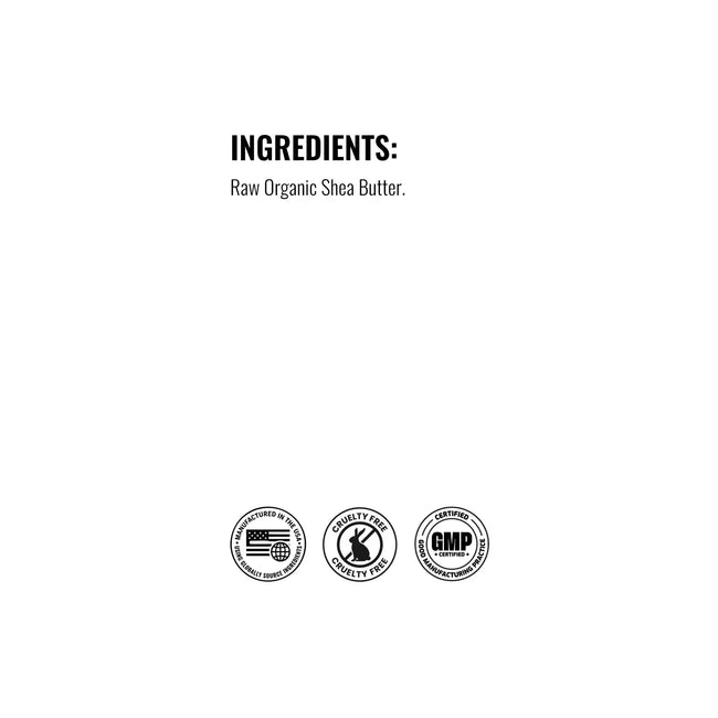 Raw shea butter ingredient