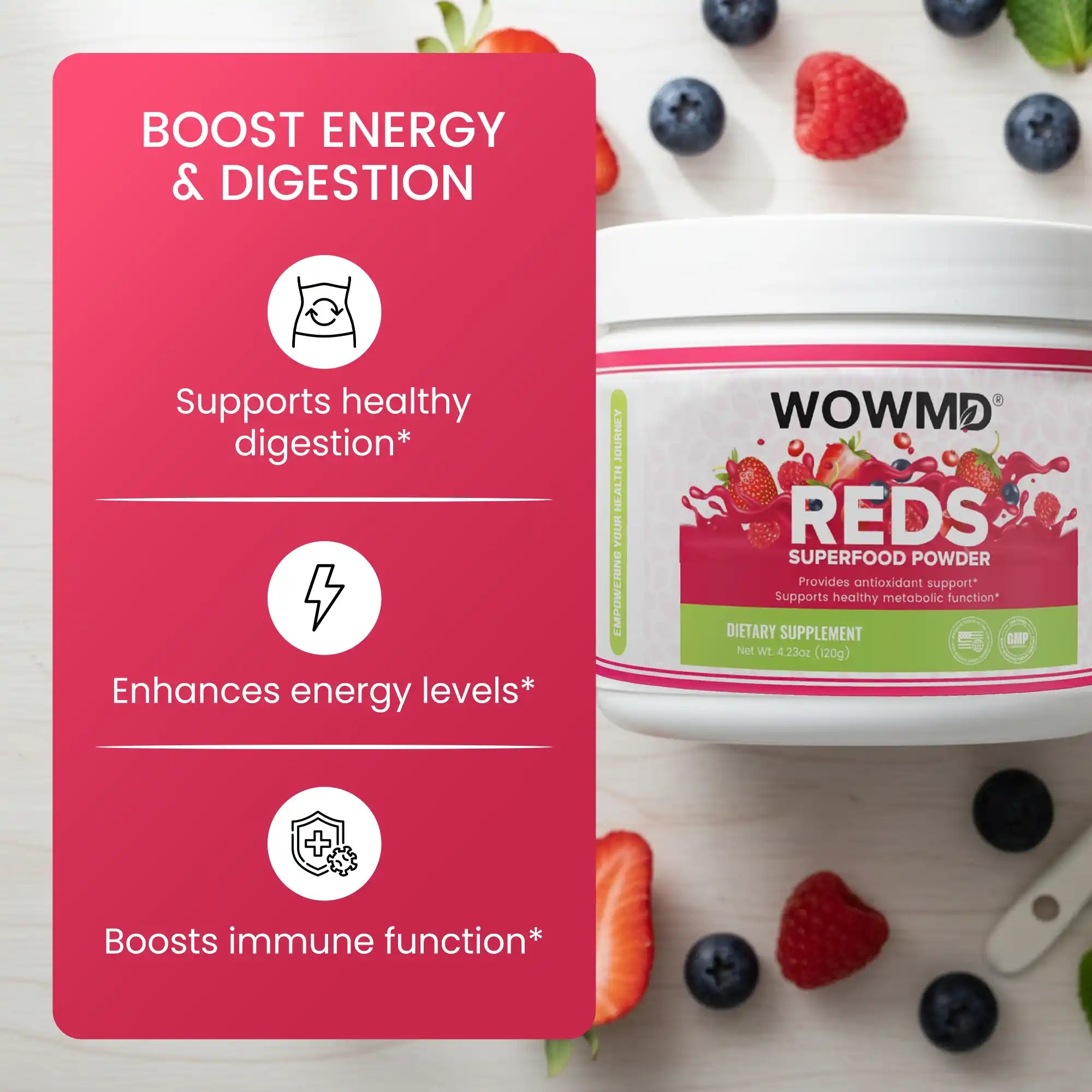 Shop WOWMD Reds Superfood For Energy & Gut Health | WOWMD