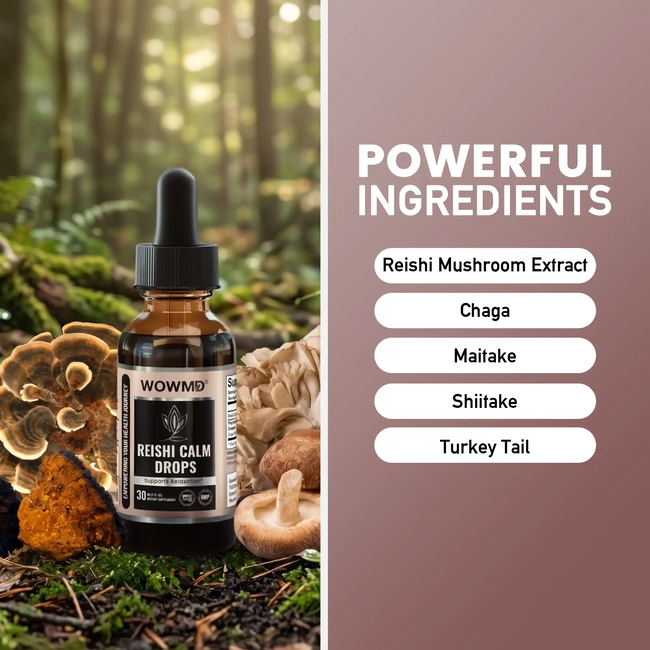 Reishi calm drops ingredient