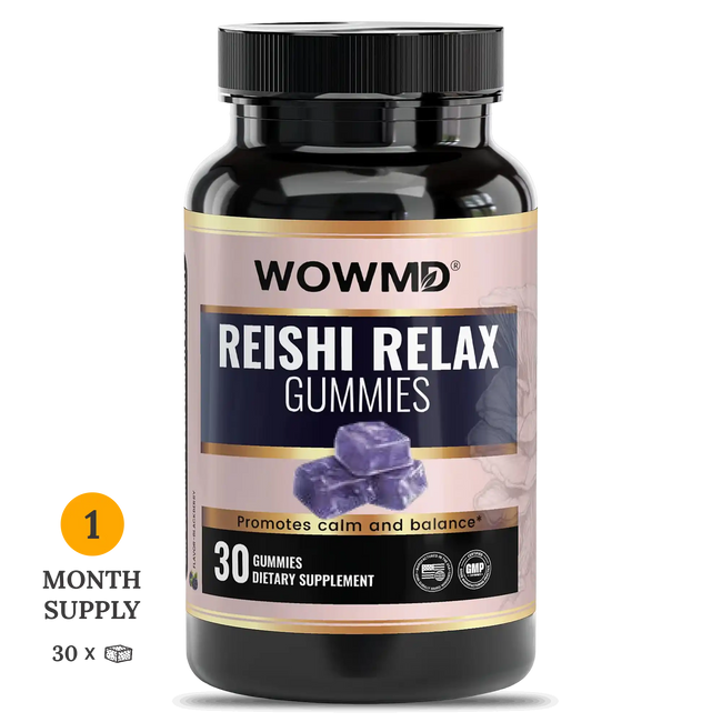 Reishi relax gummies bottle 1