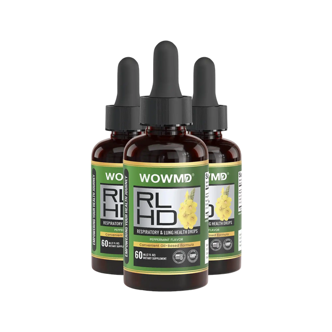 Respiratory and lung health drops bottle 3