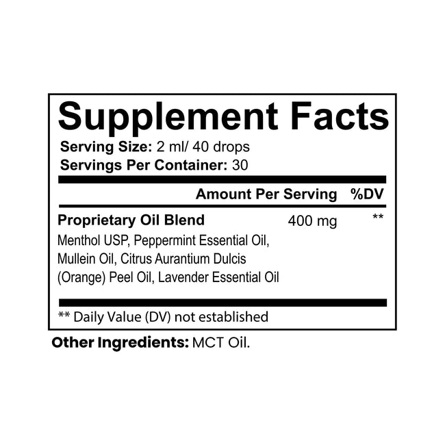 Respiratory and lung health drops supplement