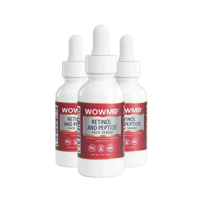 Retinol and peptide face serum 3