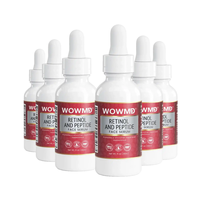 Retinol and peptide face serum 6