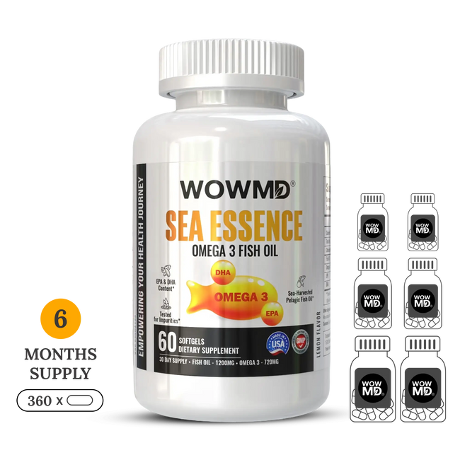 Sea essence omega 3 fish oil bottle 6