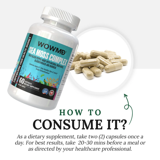 Sea moss complex dosages