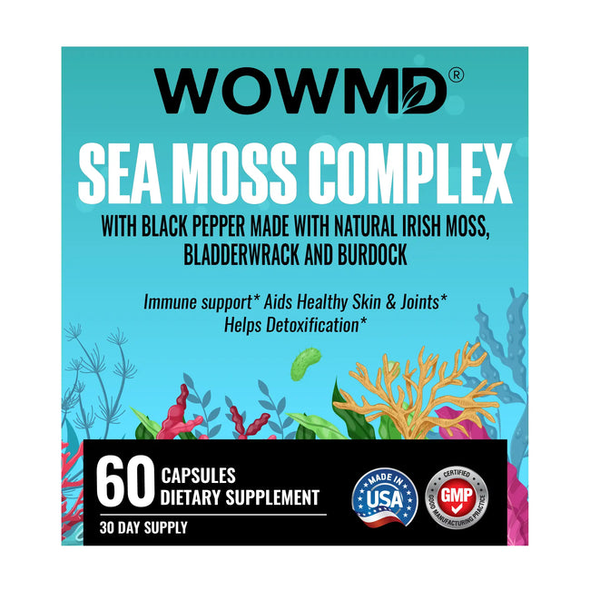 Sea moss complex label
