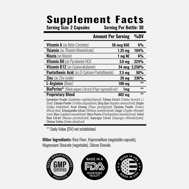 She desire ingredients