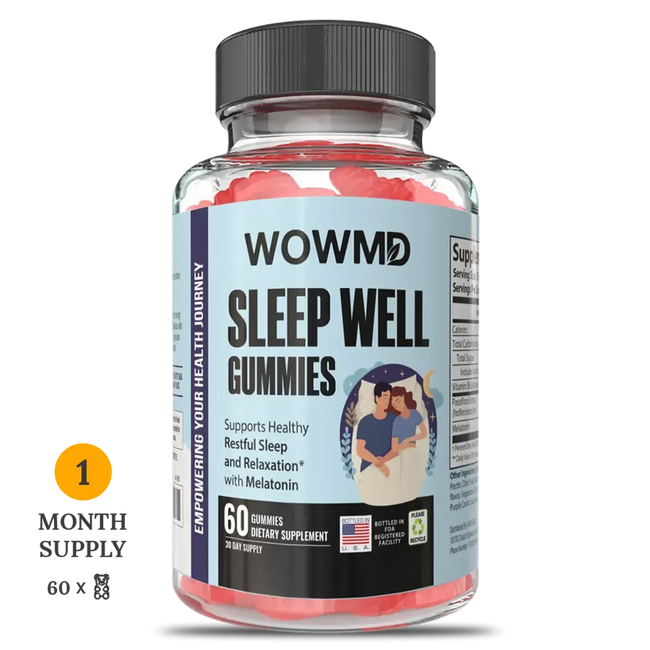 Sleep well gummies bottle 1