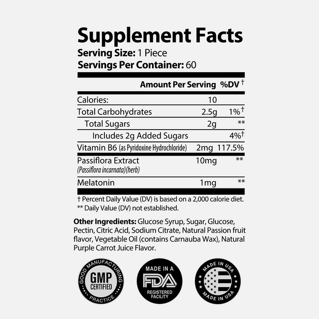 Sleep well kids ingredients