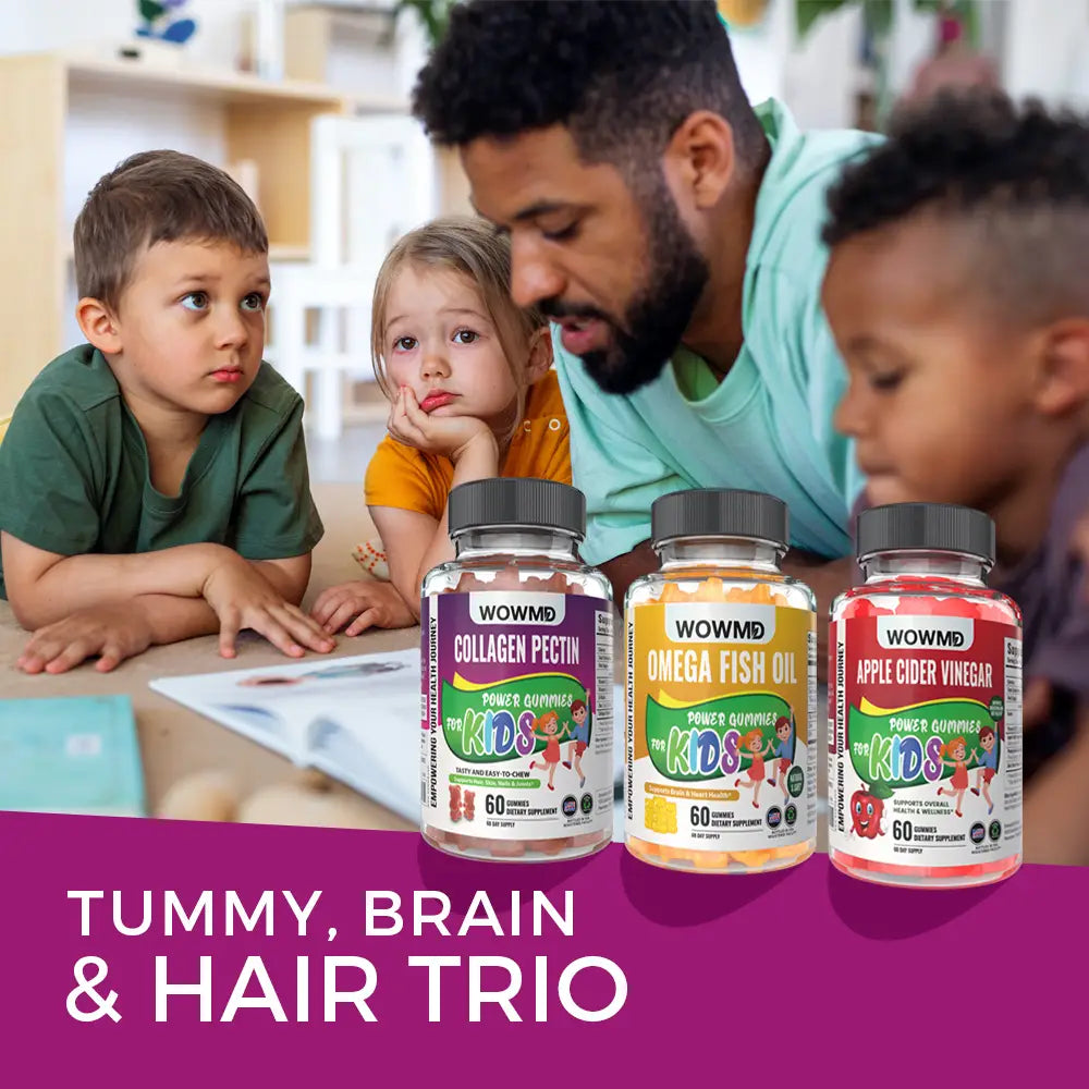 Tummy, Brain & Hair Trio for Kids