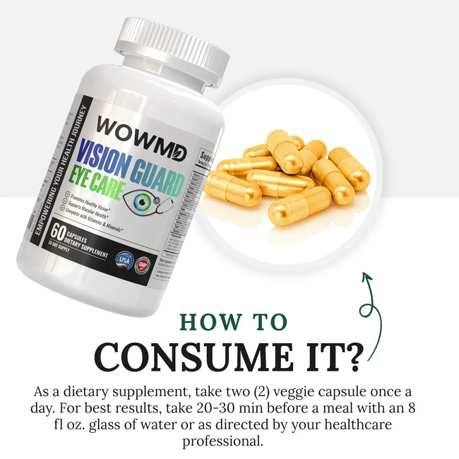 Vision guard eye care dosages